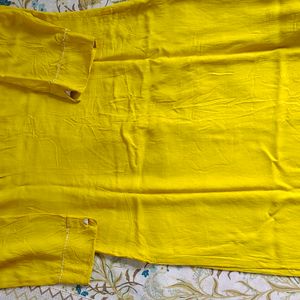 Beautiful Yellow Kurta And Pant Set