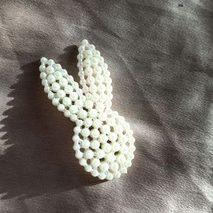 Cute Bunny Pearl Clip