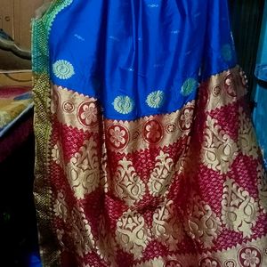 PATA SILK SAREE💙