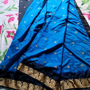 Duel Tone Silk Saree