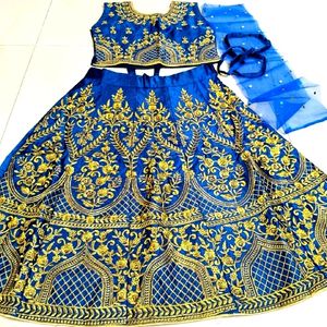 Brand New Beautiful Lehenga Choli Set For Girls