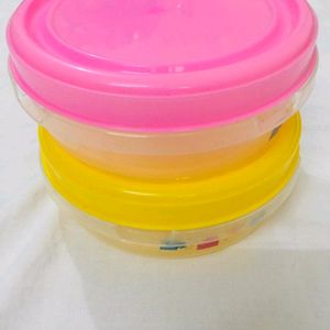 All Purpose Plastic Containers Set Of 2