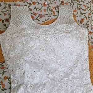 Excellent White Gown For Sale