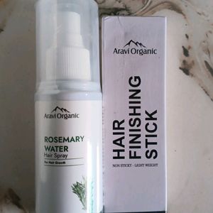 Aravi Organic Rosemary Water Spray + Hair Finishin