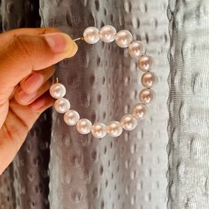 WHITE PEARL HOOPS