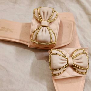 New Beautiful Slippers Soft And Peach Colour