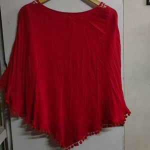 189Rs.Red Poncho