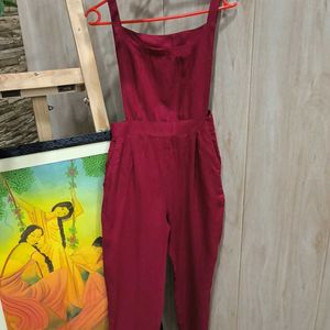 Maroon Jumpsuit