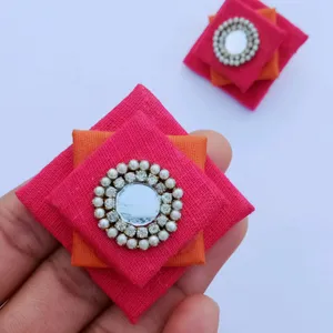 fabric earrings