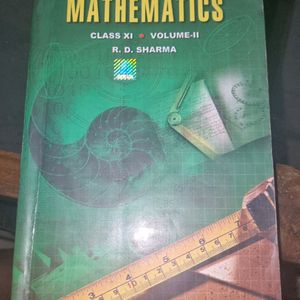 Maths Rd Sharma Class 11 Volume II