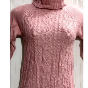 Beautiful High Neck Sweater For Girl