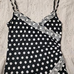 Cute Polka Crop Top