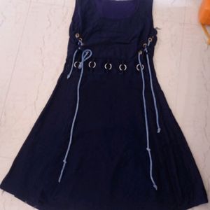 Navy Blue Frock