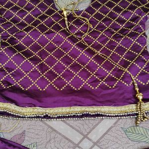 NEW Purple Lehnga Choli With Dupatta