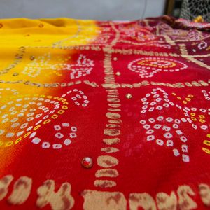 Multicolour Printing Saree For Womens