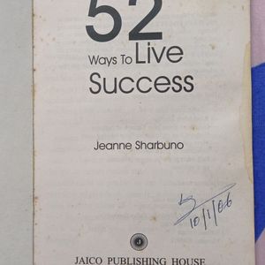 52 Way To Live Success