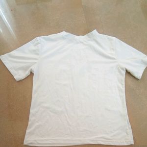 White Shirt Not Used Once Also. No Fault