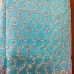 Blue Saree