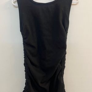 Y2k Drawstring Bodycon Dress