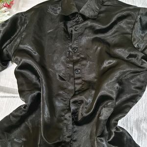 🔥SALE🔥 Sexy Black Shirt - Silk