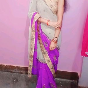 3 Combo Sarees With Blouse