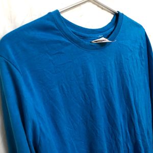 Gildan Blue Long Sleeve T Shirt