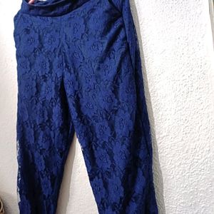 Lace 3/4th Trousers