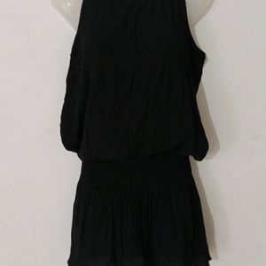 BLACK BAGGY DRESS