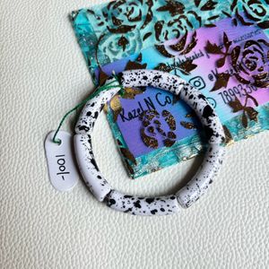 Bracelet | Spray Painted Tube Beads