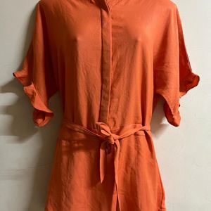 Korean Designer Orange One Piece❤️