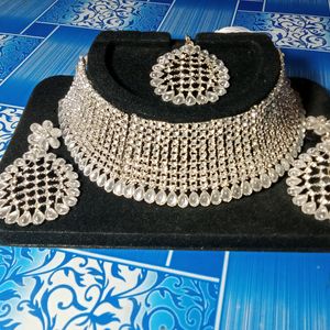 Silver Necklace Set