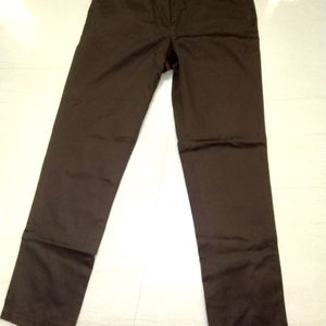 Brown Cotton Pant