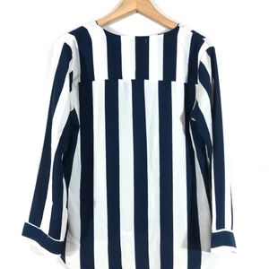 White&Blue Strips Top(Women’s)