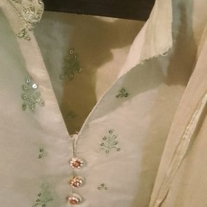 Embroidery Kurtha With Dupatta