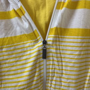 Striped Yellow Summer Hoodie