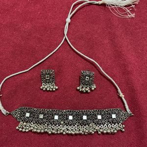 Oxidised Jwellery Set