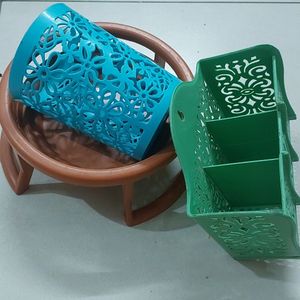 Multipurpose Combo of Organizers with Matka stand