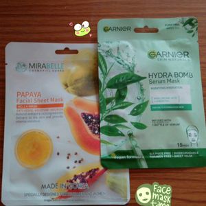 Mirabelle Korean And Garnier Sheet Mask