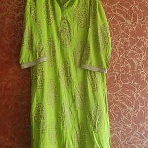 Green Kurta Palazzo Set