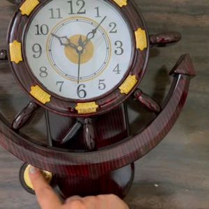 Anchor Pendulum Analogue Clock Brand New