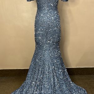 Grey Sequin Dress