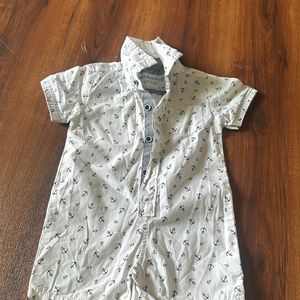 Cute cotton rompers for outgoing in size 3-6months