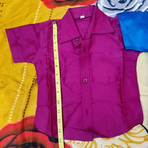 Kids Silk Shirt Ethnic Wear