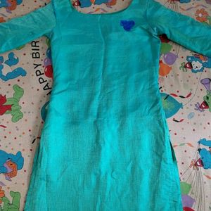 Seagreen festive Kurti