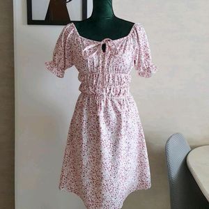 Baby Pink Short Dress