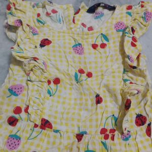 Yellow Baby Girl Frock...