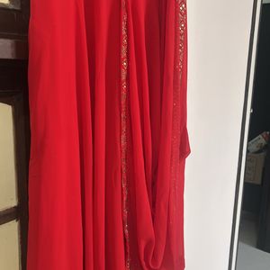 saree style gown