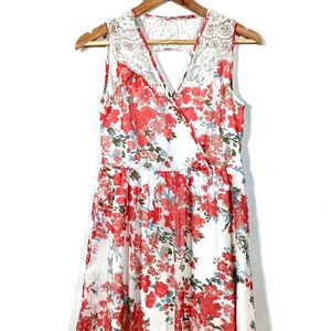 Offwhite Floral Dress (Women)