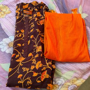 New Rangriti Kurthi With Duppatta Combo Size:34