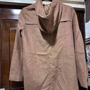 Tan Hooded Coat